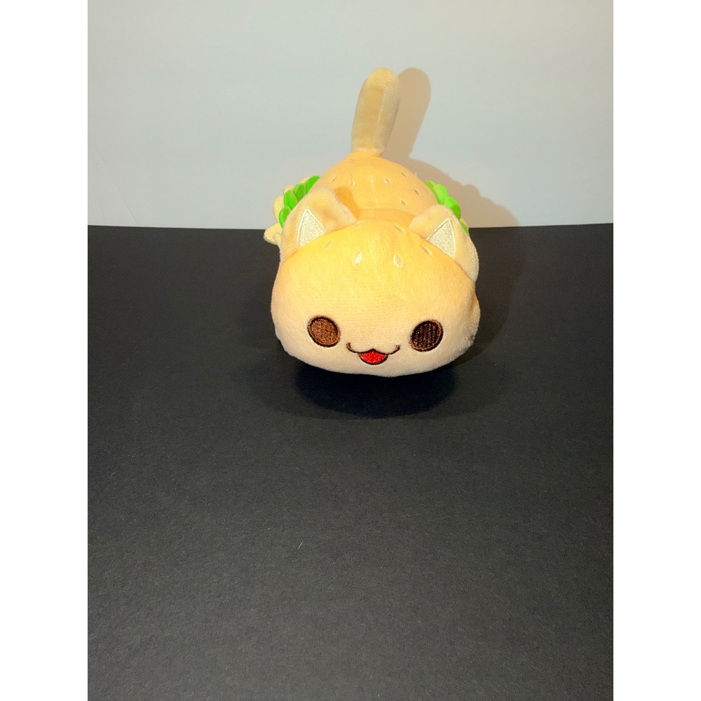 Aphmau MeeMeows Burger Cat Plush Toy 7 Inch Foodie Collection Stuffed Animal